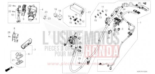 FAISCEAU DES FILS SH125ADN de 2022